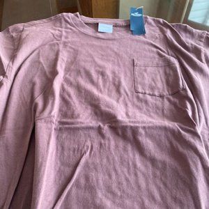 Hollister New with Tags Dress T Shirt with Pocket Red